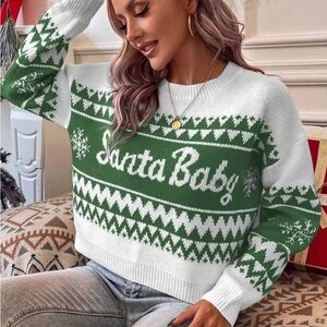 Santa Baby Holiday Sweater